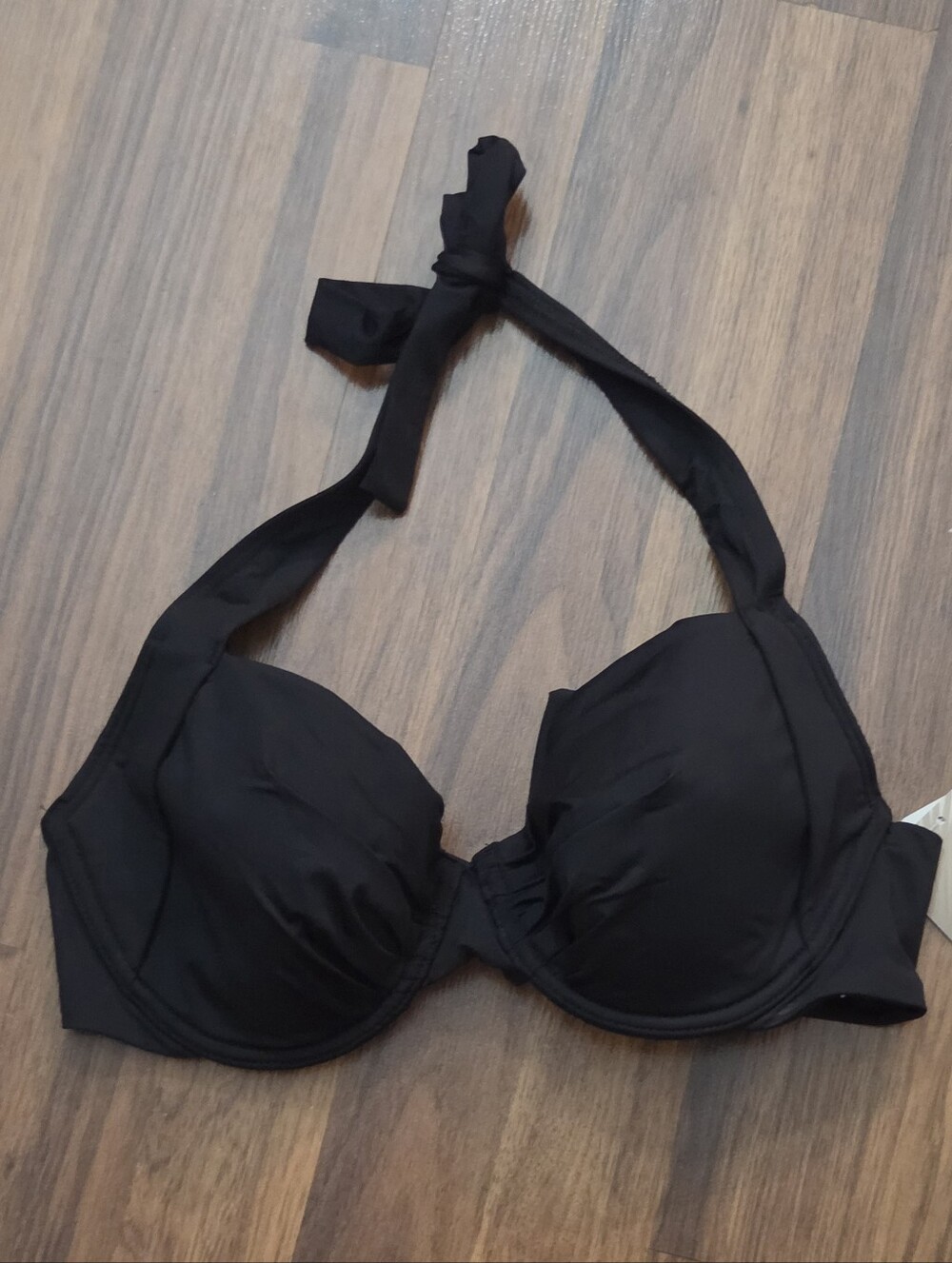 Tommy Bahama Black Halter Underwire Bikini Top